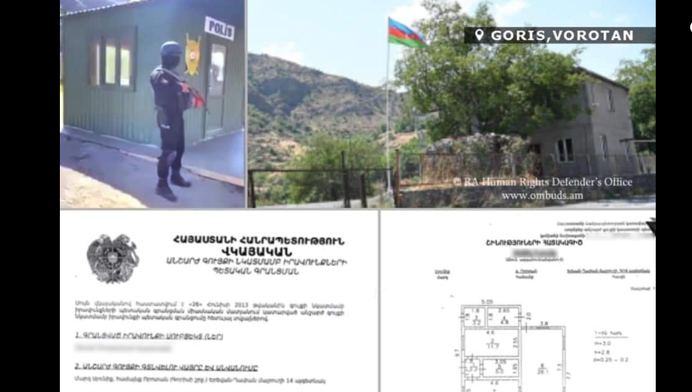 Որոտանի ճանապարհին ադրբեջանական ոստիկանական հենակետը,  ՀՀ մարդու իրավունքների պաշտպանի փաստահավաք աշխատանքներ